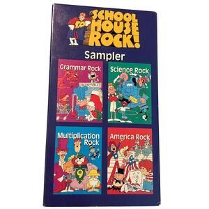School House Rock VHS Sampler abc video grammar science multiplication America